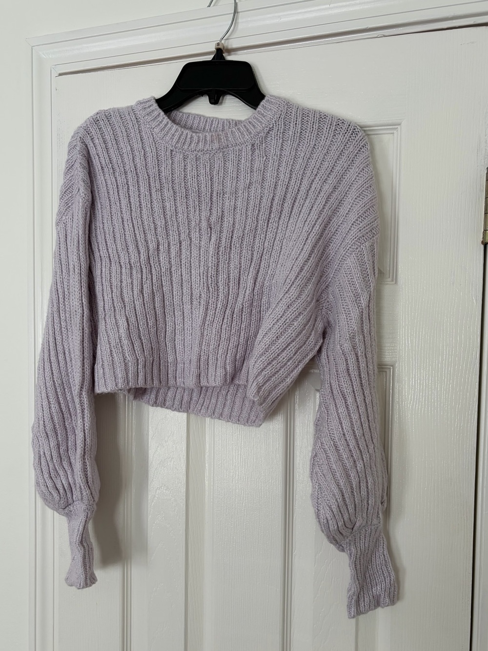 Lavender Ribbed Sweater